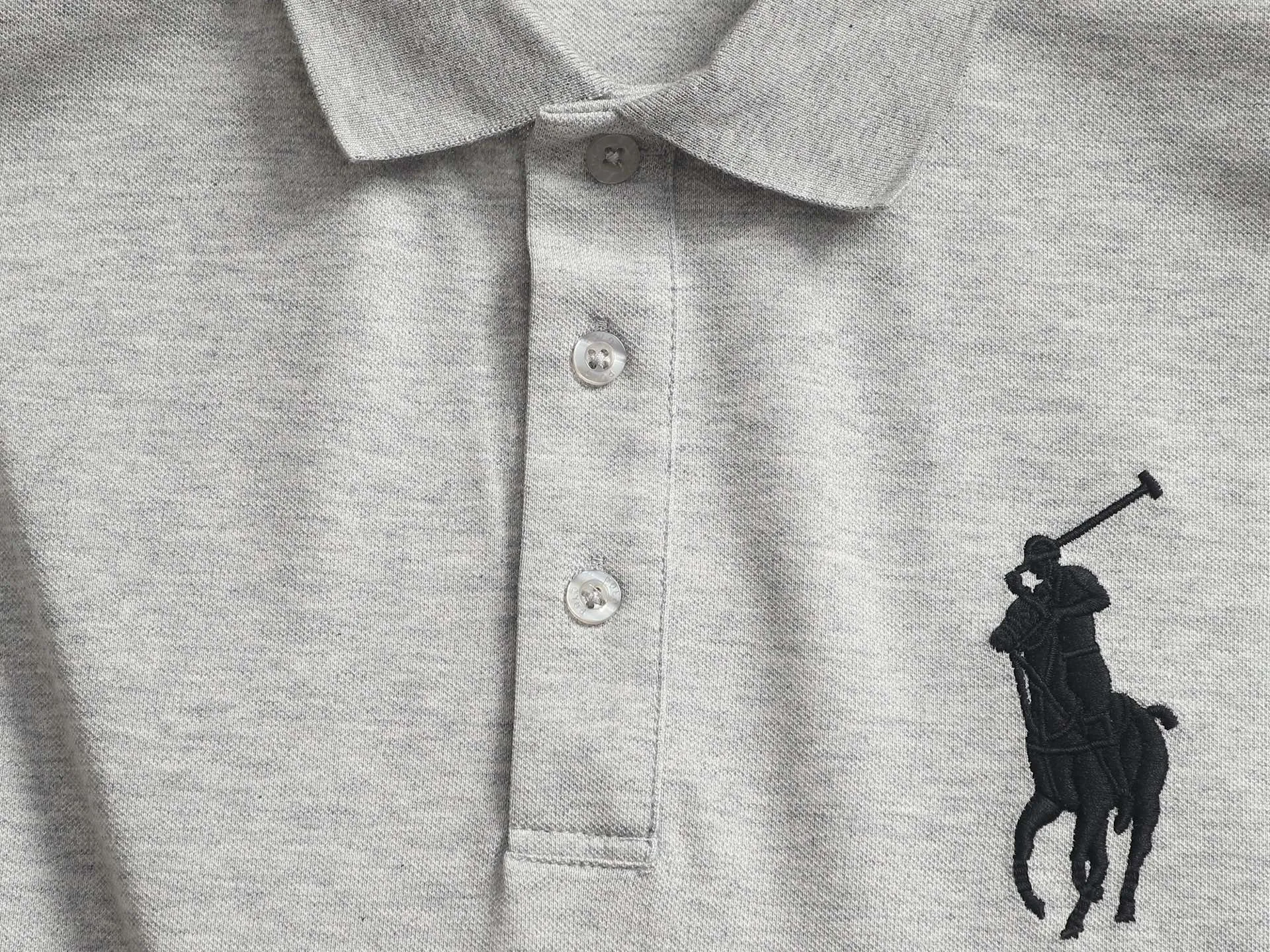 POLO Classic logo ， Retro Same Style Versatile : White Black Blue Gray Red Size：M L XL XXL XXXL